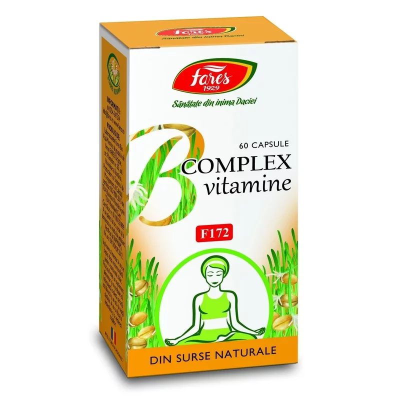 B complex vitamine naturale (F172) 60 cp Fares